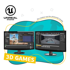 Unreal Engine 4. Игровой движок - КИБЕРшкола программирования для детей, компьютерные курсы для школьников, начинающих и подростков - KIBERone г. Альметьевск