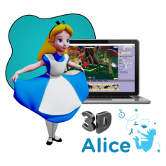 Alice 3d - КИБЕРшкола программирования для детей, компьютерные курсы для школьников, начинающих и подростков - KIBERone г. Альметьевск
