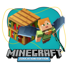 Minecraft Education - КИБЕРшкола программирования для детей, компьютерные курсы для школьников, начинающих и подростков - KIBERone г. Альметьевск