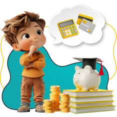 Финансовый интеллект вместе KIBERone - КИБЕРшкола программирования для детей, компьютерные курсы для школьников, начинающих и подростков - KIBERone г. Альметьевск