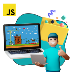 Программирование на JavaScript. Учимся создавать игры! - КИБЕРшкола программирования для детей, компьютерные курсы для школьников, начинающих и подростков - KIBERone г. Альметьевск