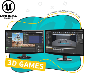 Unreal Engine 4. Игровой движок - Школа программирования для детей, компьютерные курсы для школьников, начинающих и подростков - KIBERone г. Альметьевск